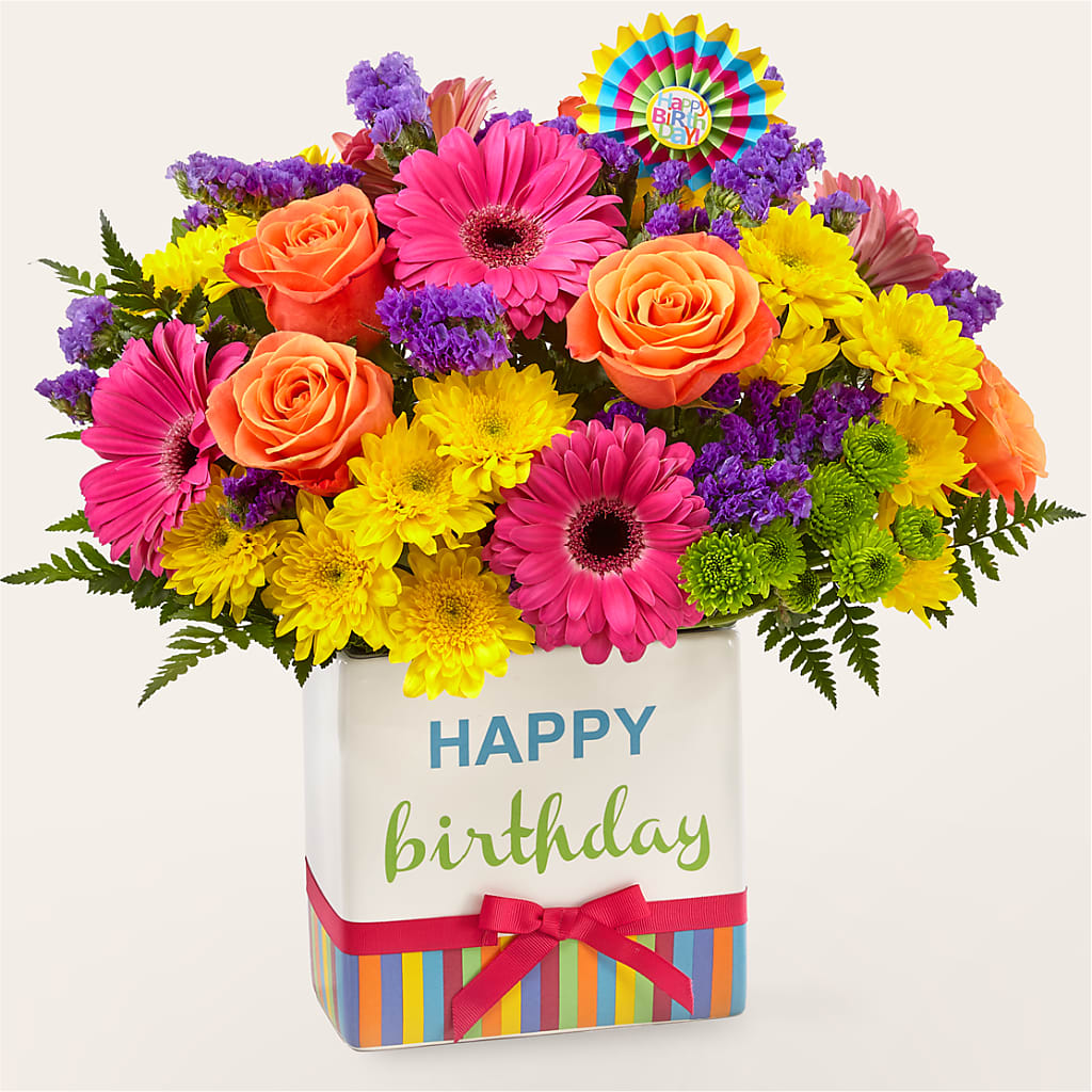 Birthday Brights Bouquet – Gainesville Floral Exchange, Gainesville FL
