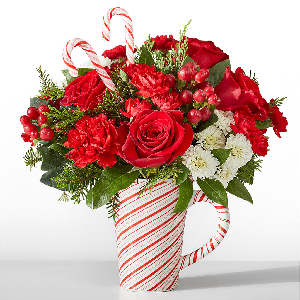 Peppermint Swirl Mug – Gainesville Floral Exchange, Gainesville FL