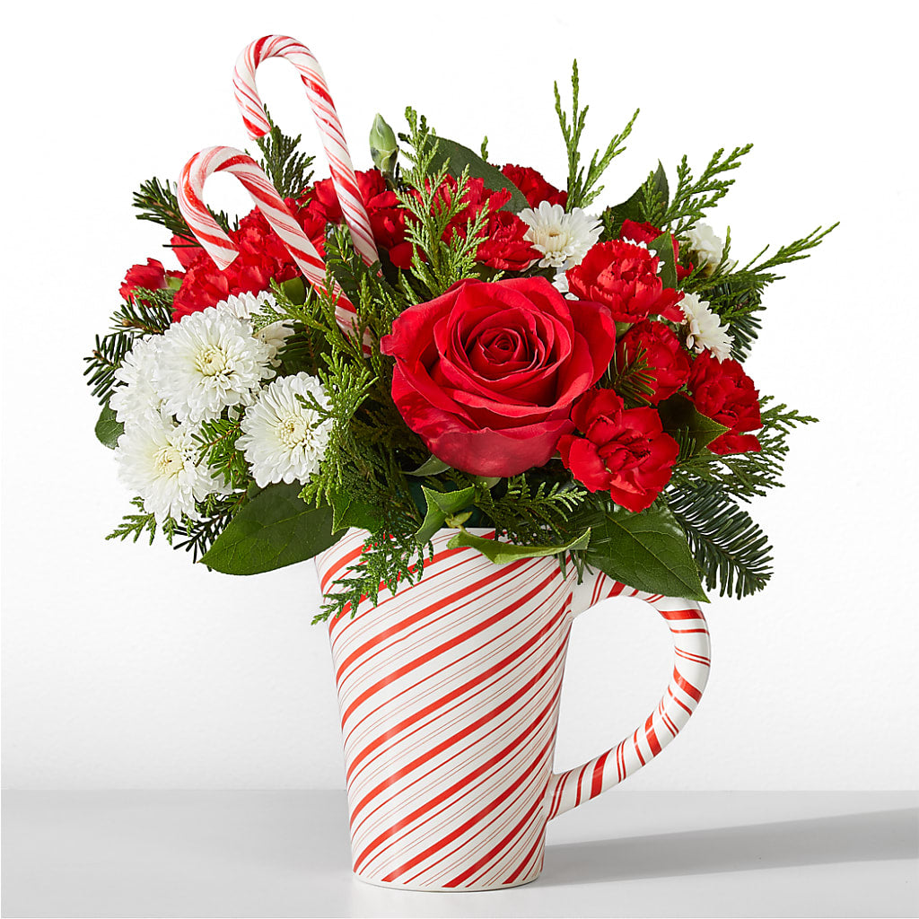 Peppermint Swirl Mug – Gainesville Floral Exchange, Gainesville FL