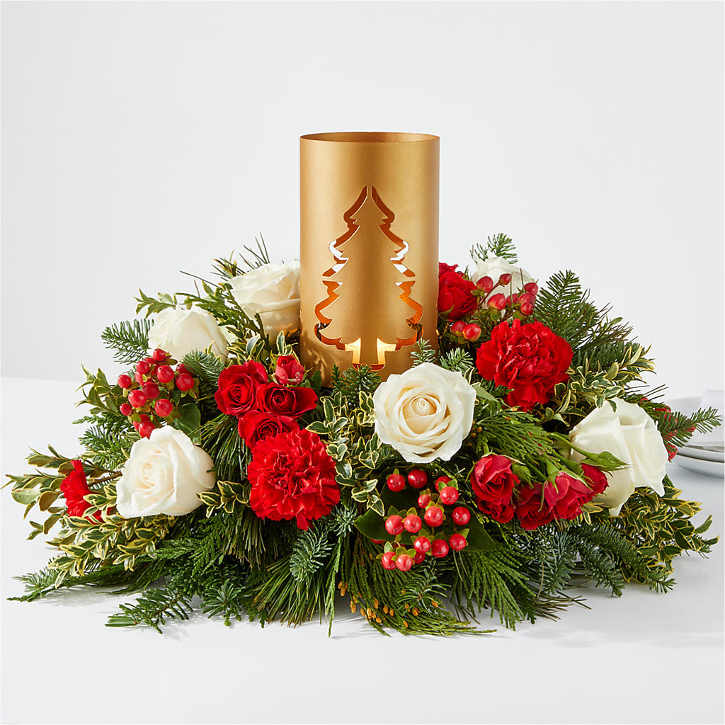 December Dreams Centerpiece – Gainesville Floral Exchange, Gainesville FL