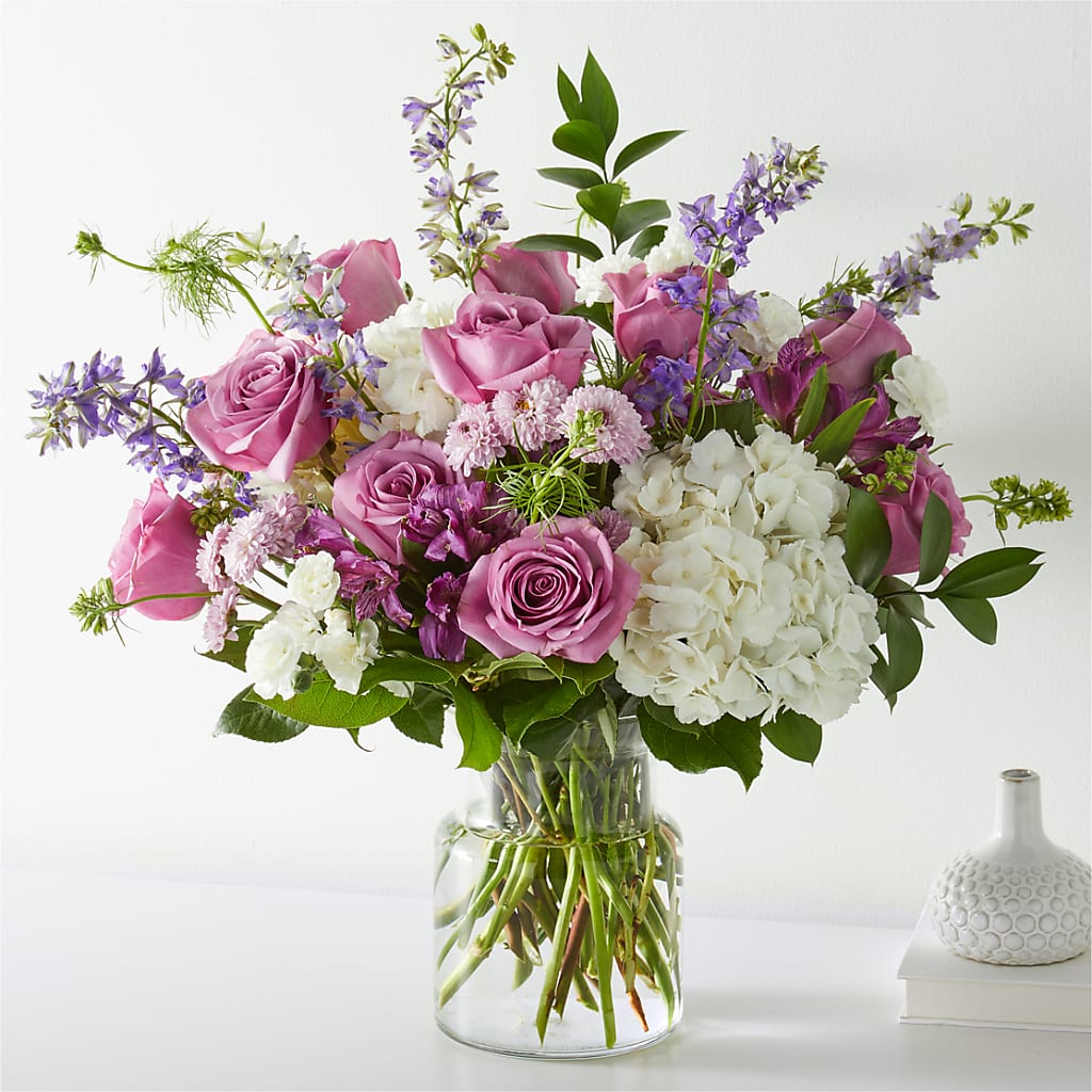 Violet Caress Bouquet – Gainesville Floral Exchange, Gainesville FL