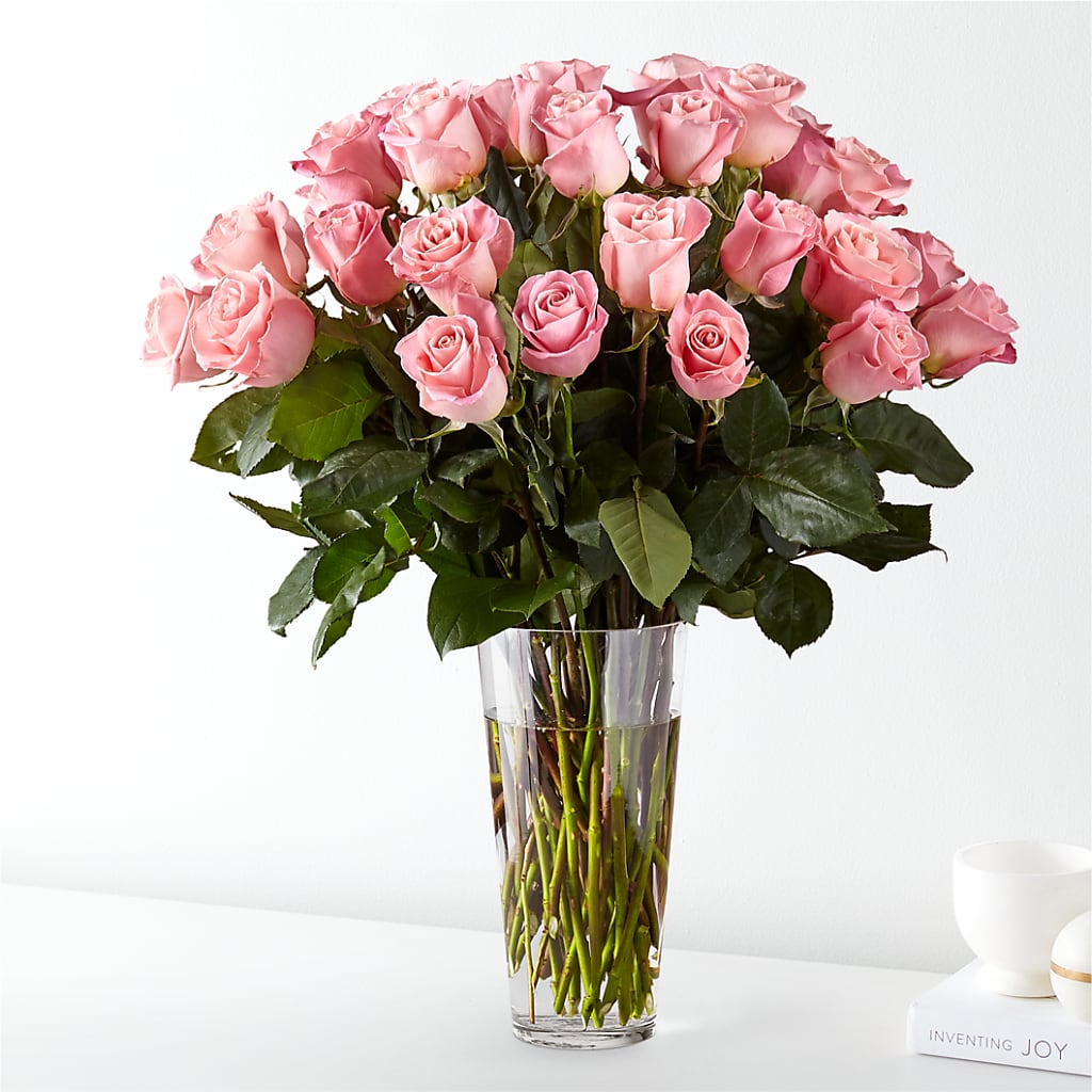 Long Stem Pink Rose Bouquet – Gainesville Floral Exchange, Gainesville FL