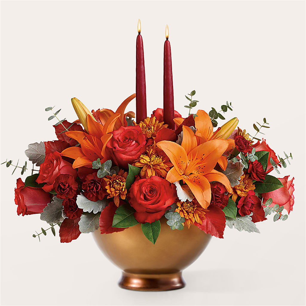 Fruits of Fall Centerpiece – Gainesville Floral Exchange, Gainesville FL
