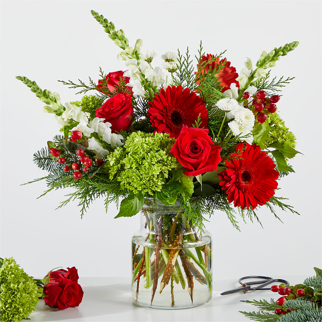 Merry Moment Bouquet – A Florist Original – Gainesville Floral Exchange, Gainesville FL