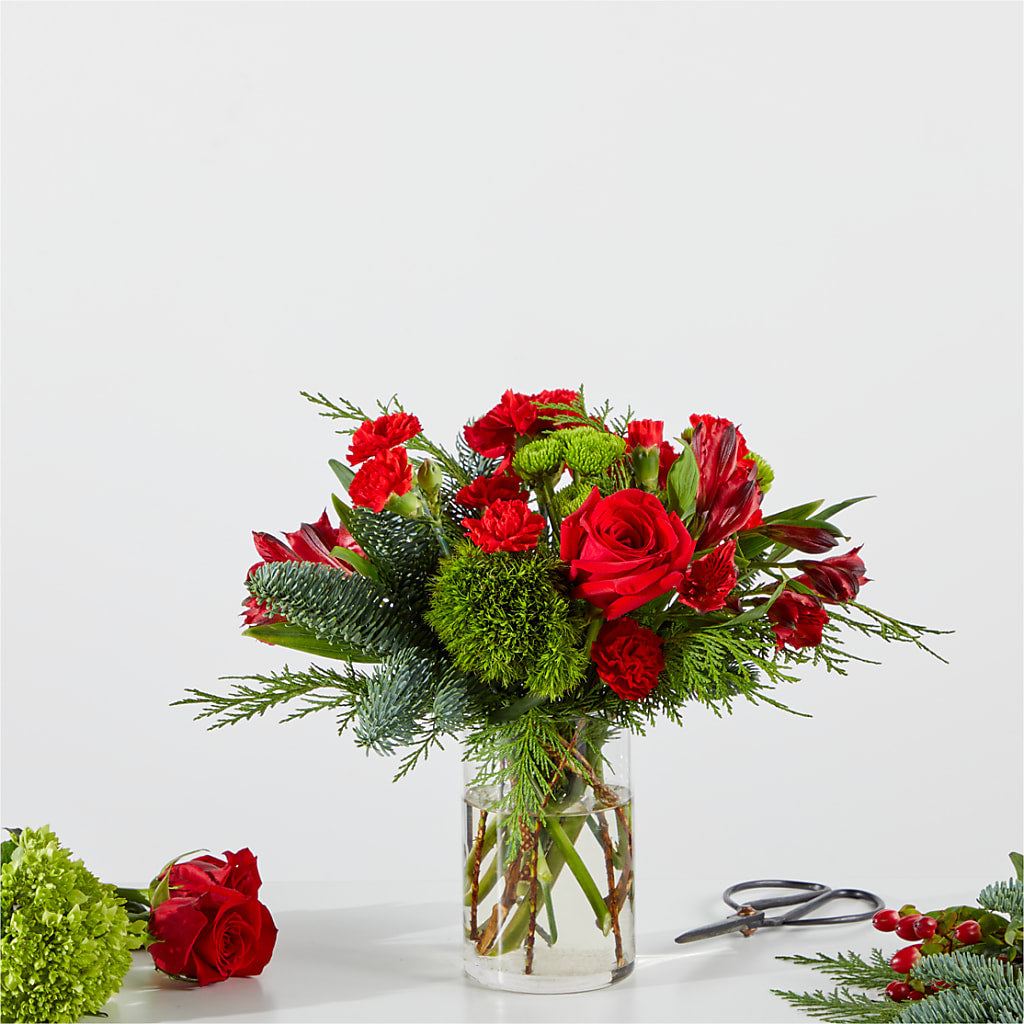 Merry Moment Bouquet – A Florist Original – Gainesville Floral Exchange, Gainesville FL