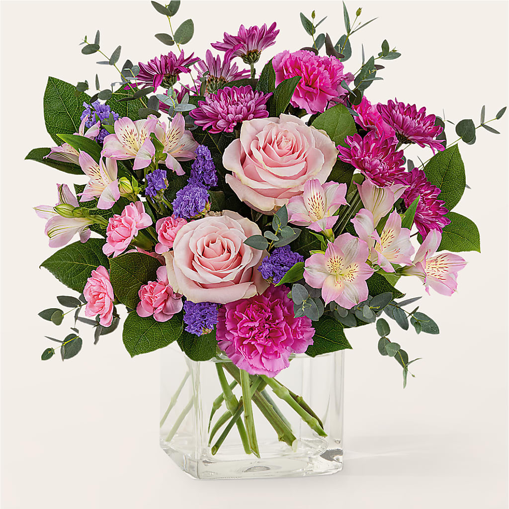 Rosy Radiance Bouquet – Gainesville Floral Exchange, Gainesville FL