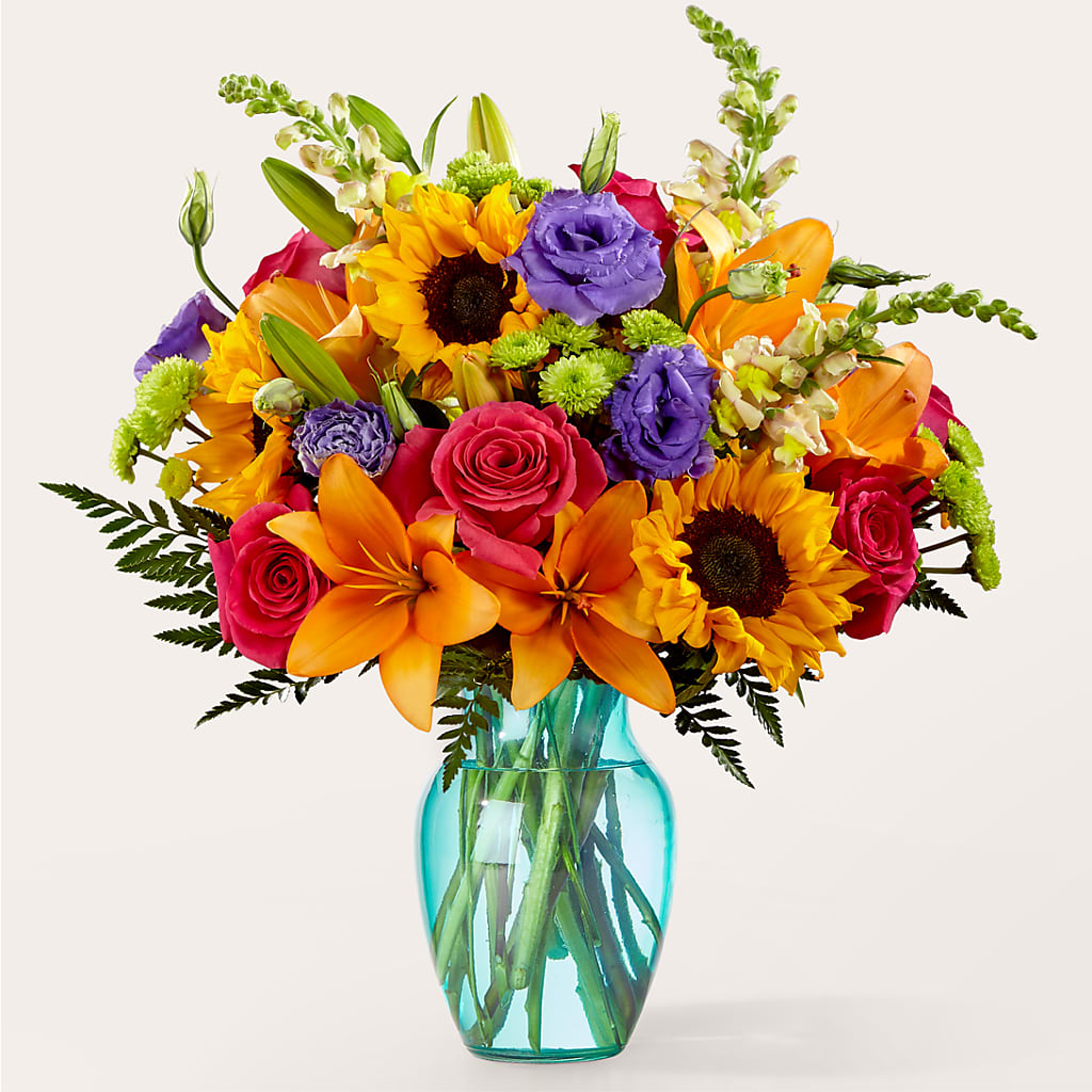 Double Rainbow Bouquet – Gainesville Floral Exchange, Gainesville FL