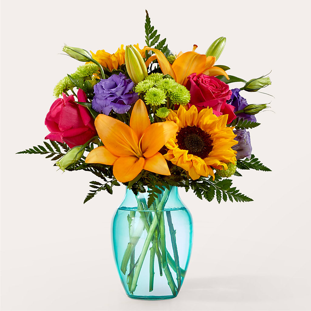 Double Rainbow Bouquet – Gainesville Floral Exchange, Gainesville FL