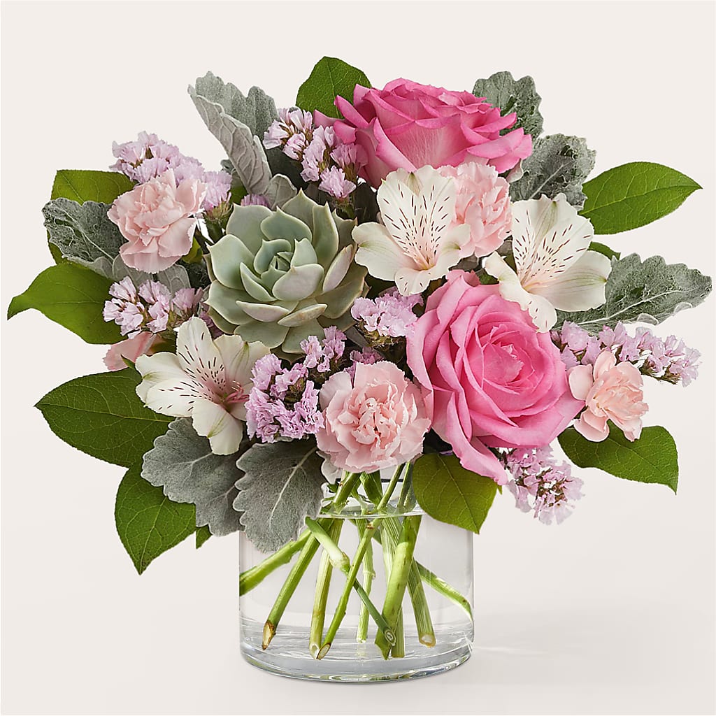 Dusty Rose Bouquet – Gainesville Floral Exchange, Gainesville FL