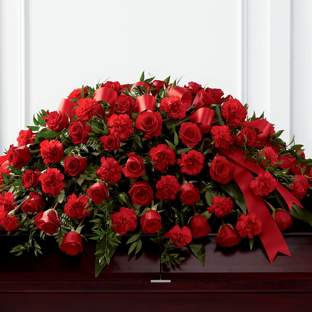 Tribute of Life Casket Spray – Gainesville Floral Exchange, Gainesville FL