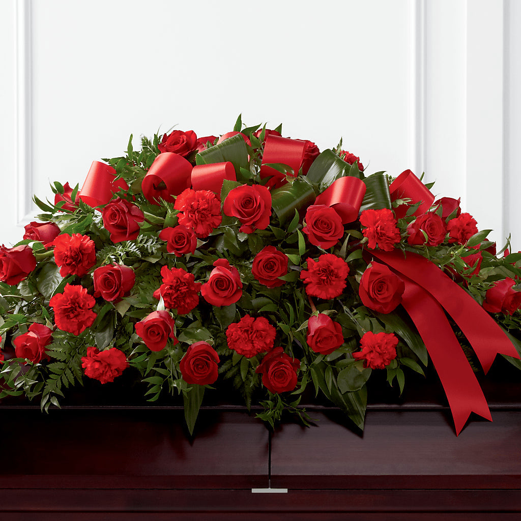 Tribute of Life Casket Spray – Gainesville Floral Exchange, Gainesville FL