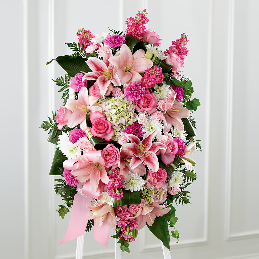 Comforting Standing Spray – Gainesville Floral Exchange, Gainesville FL