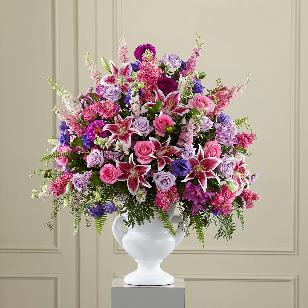 Peaceful Tribute Arrangement – Gainesville Floral Exchange, Gainesville FL