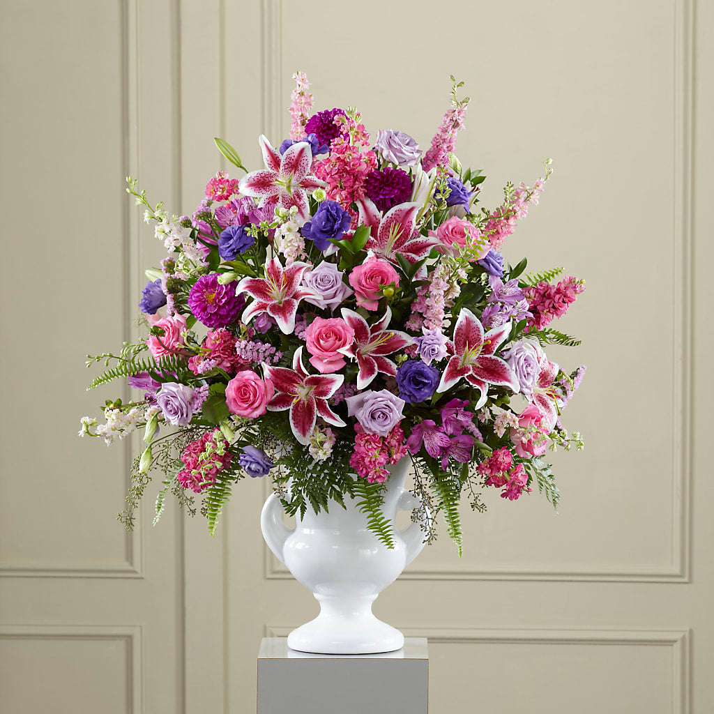 Peaceful Tribute Arrangement – Gainesville Floral Exchange, Gainesville FL