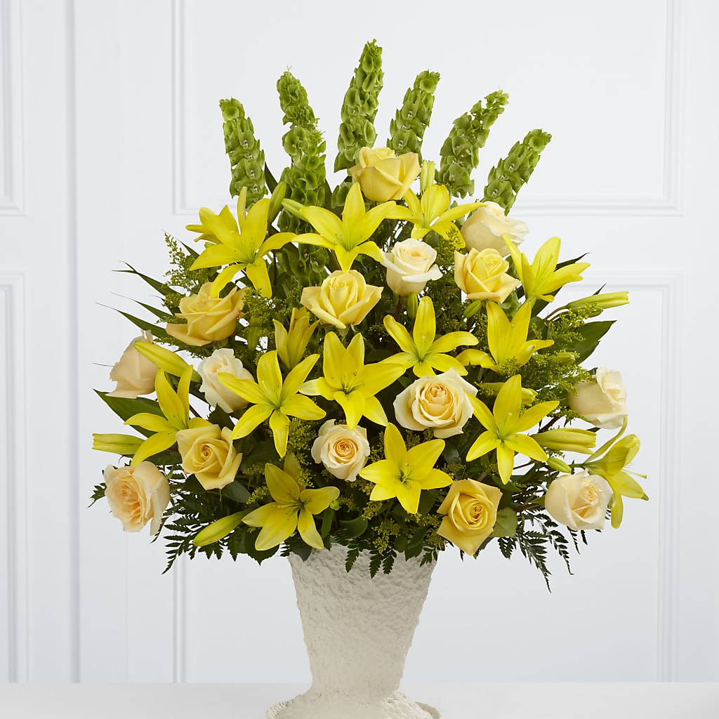 Golden Memories Arrangement – Gainesville Floral Exchange, Gainesville FL