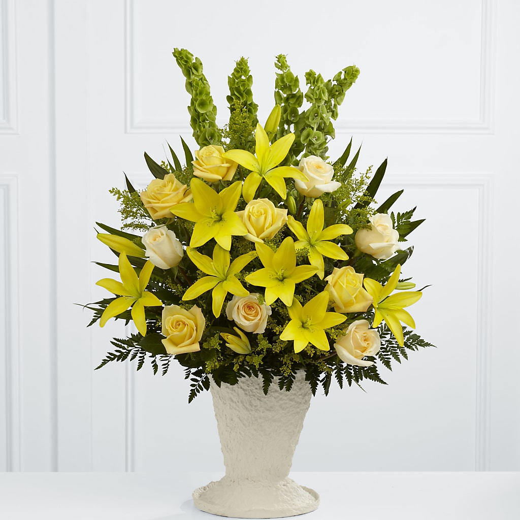 Golden Memories Arrangement – Gainesville Floral Exchange, Gainesville FL
