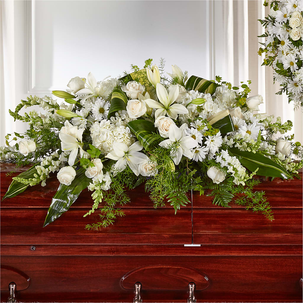 Abundance Casket Spray – Gainesville Floral Exchange, Gainesville FL