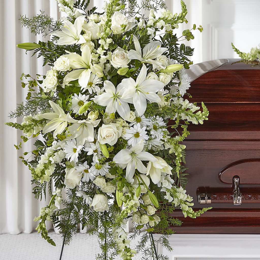 Loving Thoughts Standing Spray – Gainesville Floral Exchange, Gainesville FL
