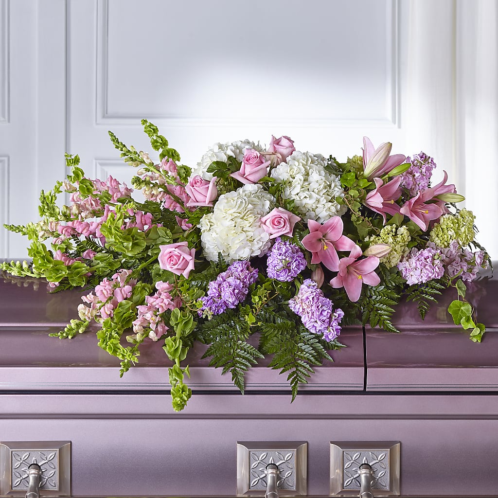 Life's Gratitude Casket Spray – Gainesville Floral Exchange, Gainesville FL
