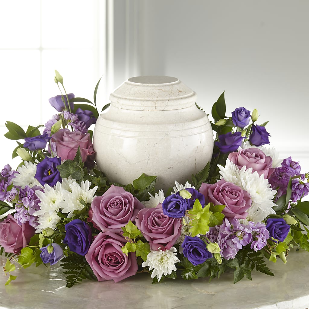Blooming Sympathy Cremation Adornment – Gainesville Floral Exchange, Gainesville FL