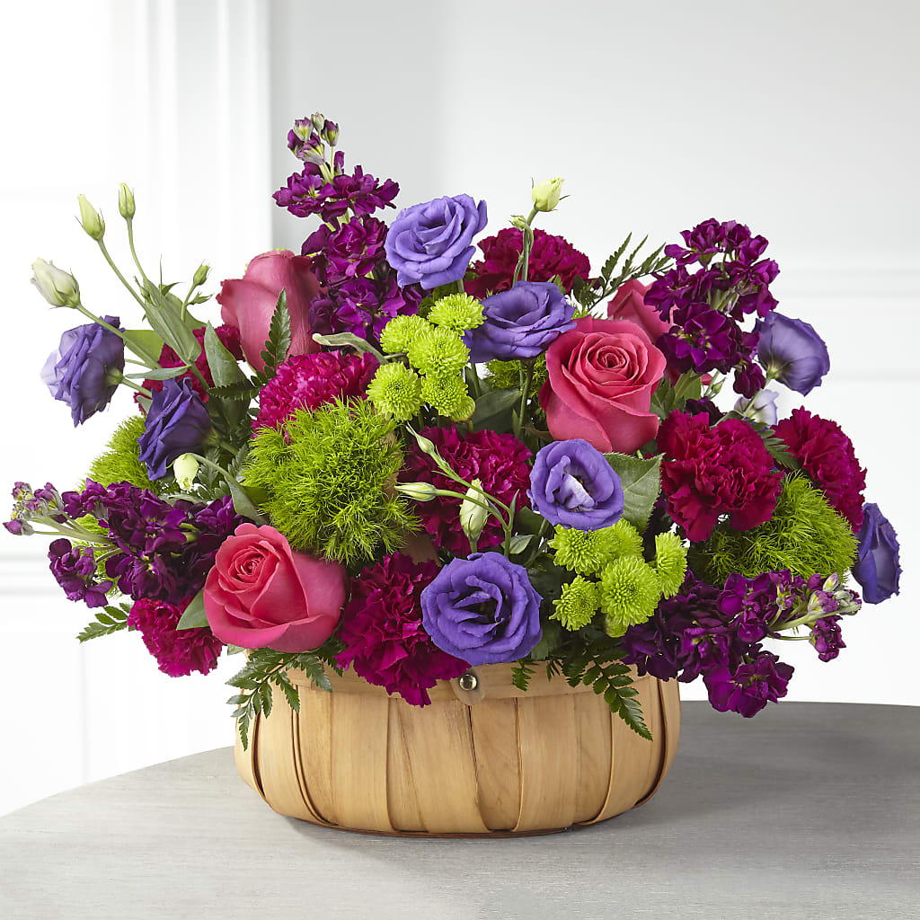 Serene Sanctuary Basket – Gainesville Floral Exchange, Gainesville FL
