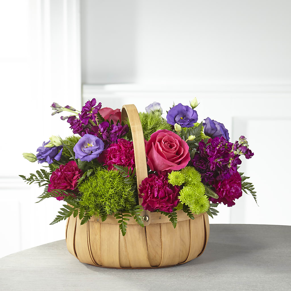 Serene Sanctuary Basket – Gainesville Floral Exchange, Gainesville FL