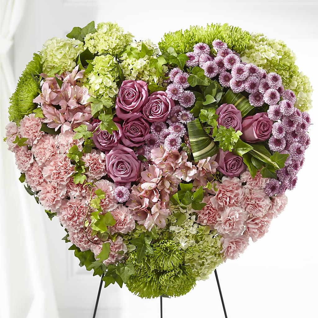 Heartwarming Standing Heart – Gainesville Floral Exchange, Gainesville FL