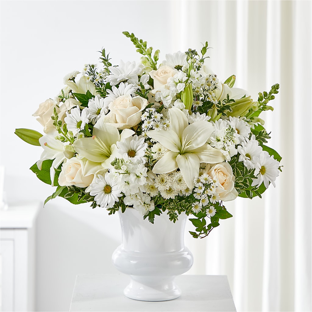 Uplifting Urn Arrangement – Gainesville Floral Exchange, Gainesville FL