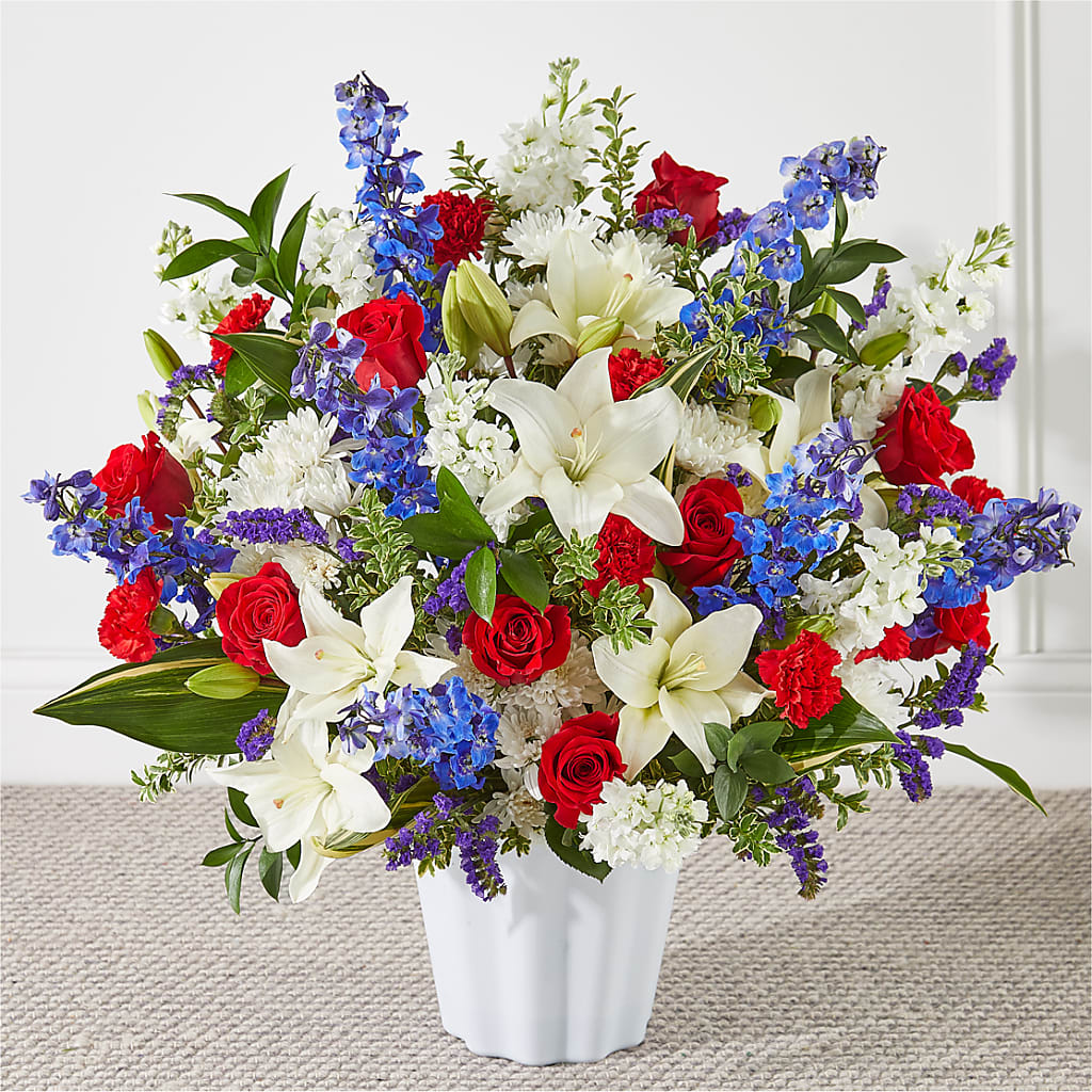Consoled Floor Basket – Gainesville Floral Exchange, Gainesville FL