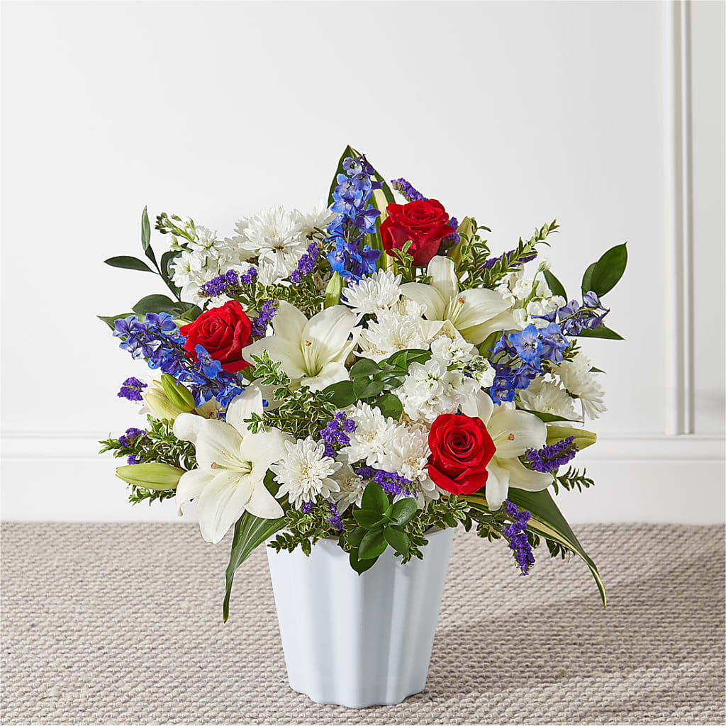Consoled Floor Basket – Gainesville Floral Exchange, Gainesville FL