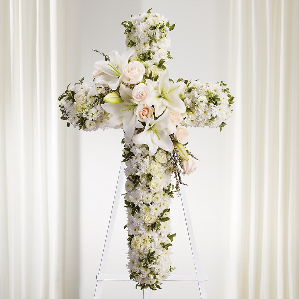 Spiritual Guidance Standing Spray – Gainesville Floral Exchange, Gainesville FL