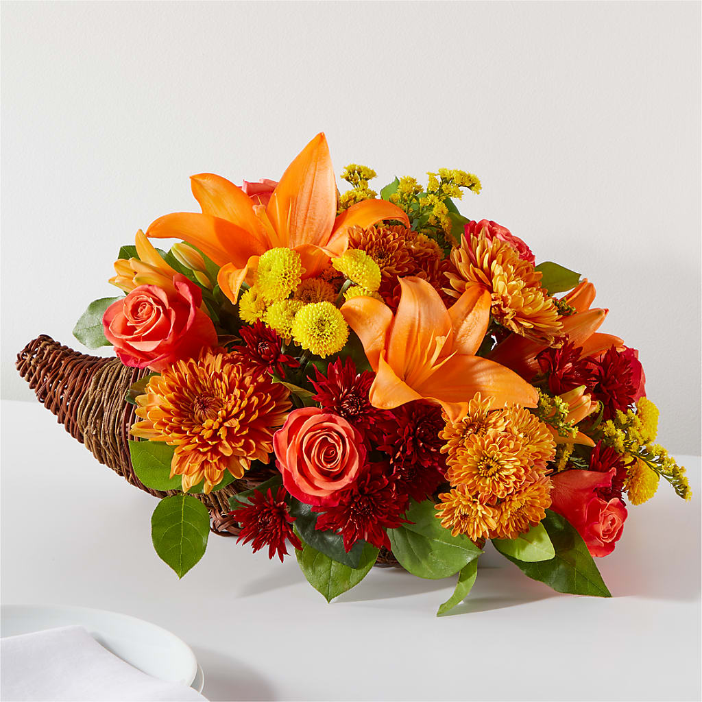 Bouquet of Blessings Cornucopia – Gainesville Floral Exchange, Gainesville FL