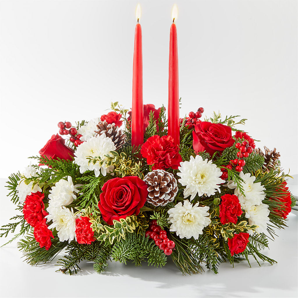 Holiday Soiree Centerpiece – Gainesville Floral Exchange, Gainesville FL