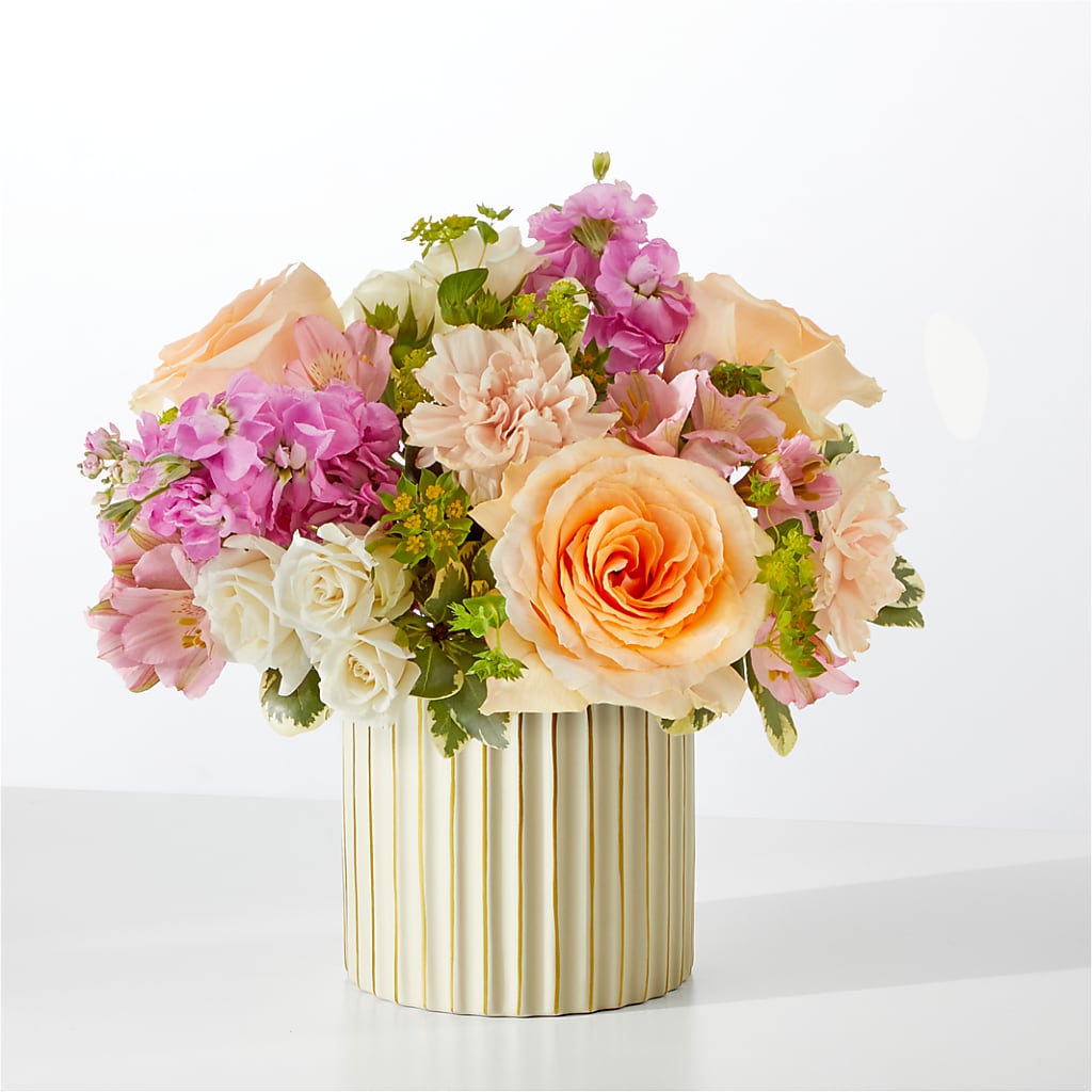Paradise Bouquet with Ivory Vase – Gainesville Floral Exchange, Gainesville FL