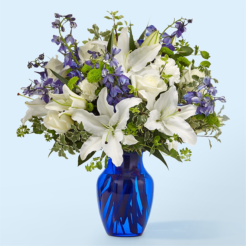 Santorini Bouquet – Gainesville Floral Exchange, Gainesville FL