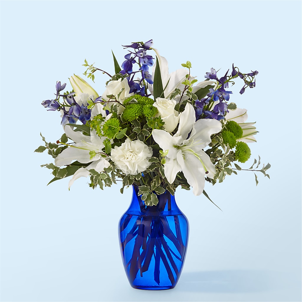 Santorini Bouquet – Gainesville Floral Exchange, Gainesville FL