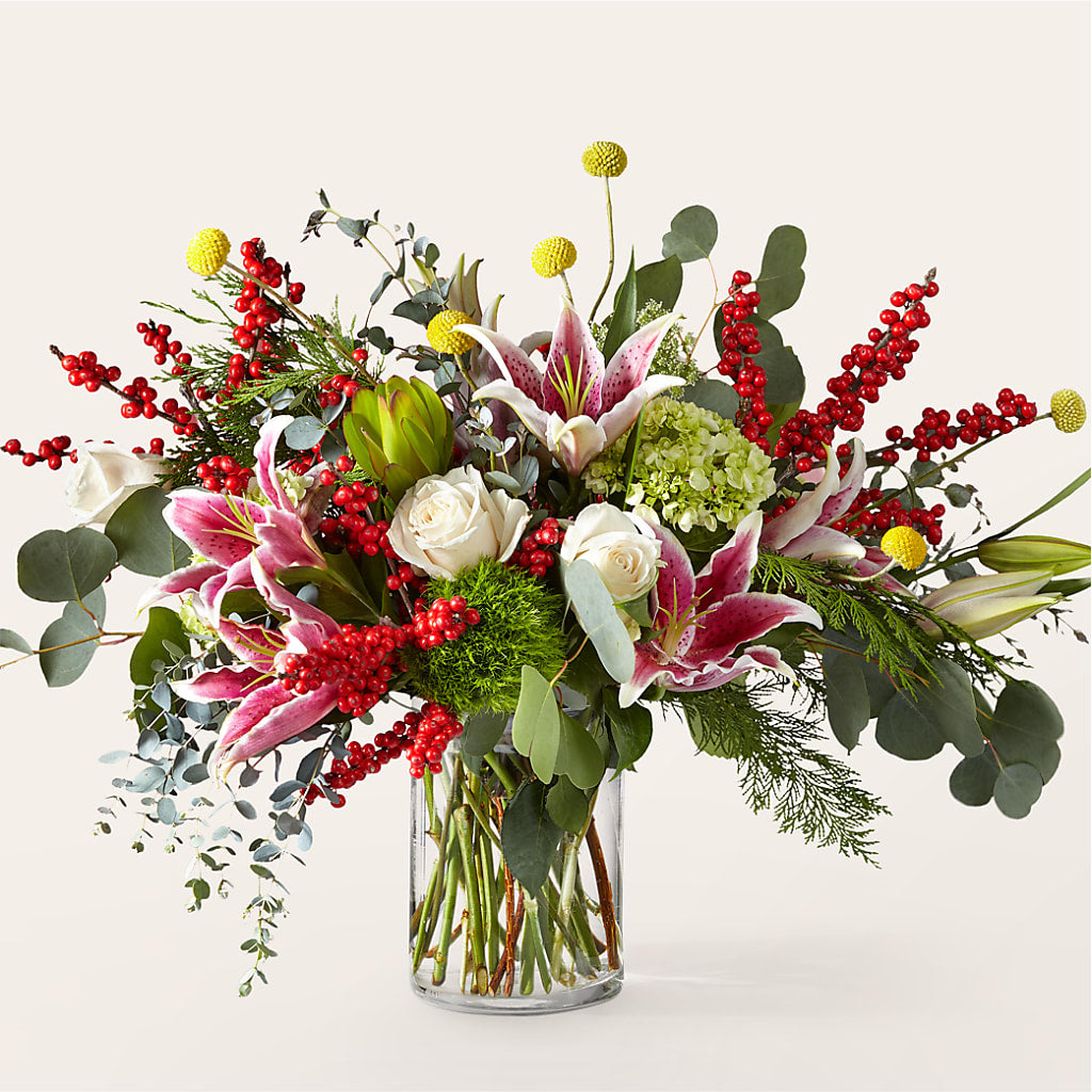 Berry & Bright Bouquet – Gainesville Floral Exchange, Gainesville FL