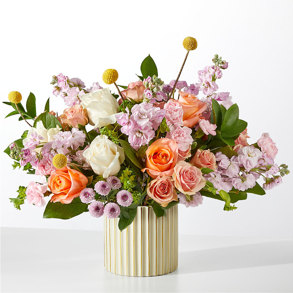 French Market Bouquet with Ivory Vase – Gainesville Floral Exchange, Gainesville FL