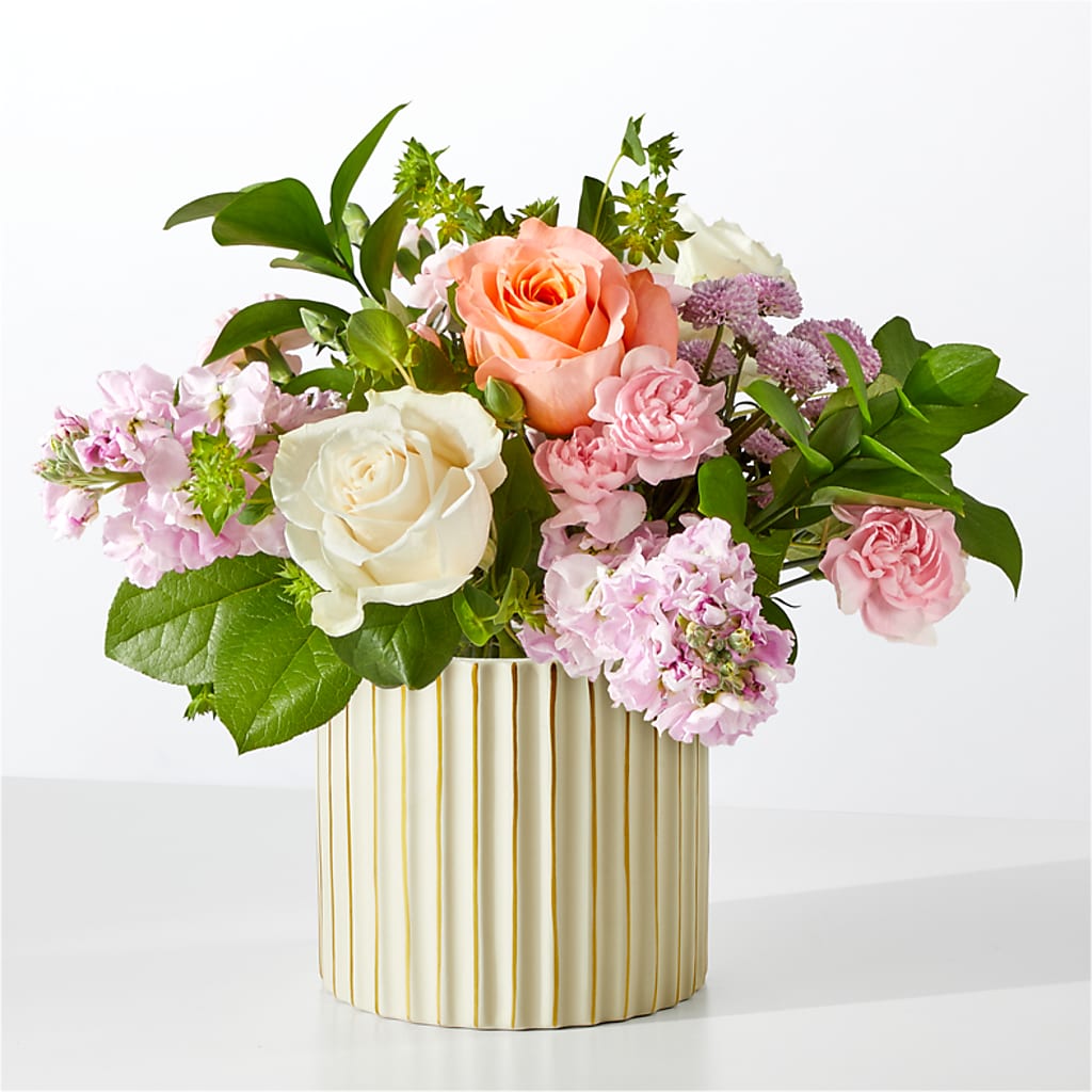 French Market Bouquet with Ivory Vase – Gainesville Floral Exchange, Gainesville FL