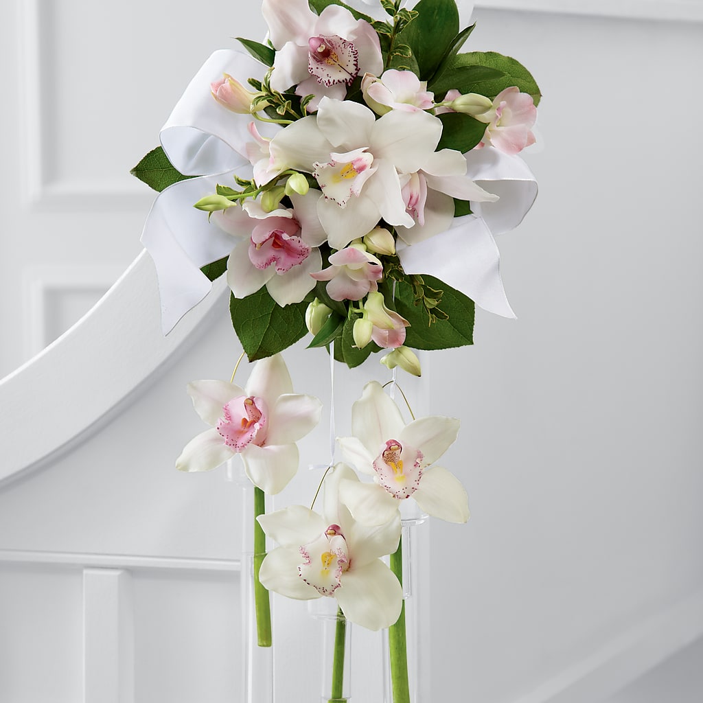 Perfect Entrance Pew Arrangement – Gainesville Floral Exchange, Gainesville FL