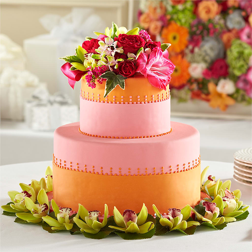 Sweet Citrus Cake Decor – Gainesville Floral Exchange, Gainesville FL
