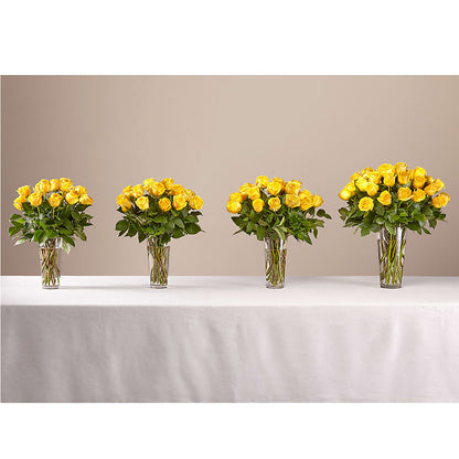 Long Stem Yellow Rose Bouquet –  Gainesville Floral Exchange, Gainesville FL