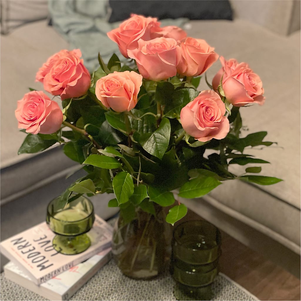 Long Stem Pink Rose Bouquet –  Gainesville Floral Exchange, Gainesville FL