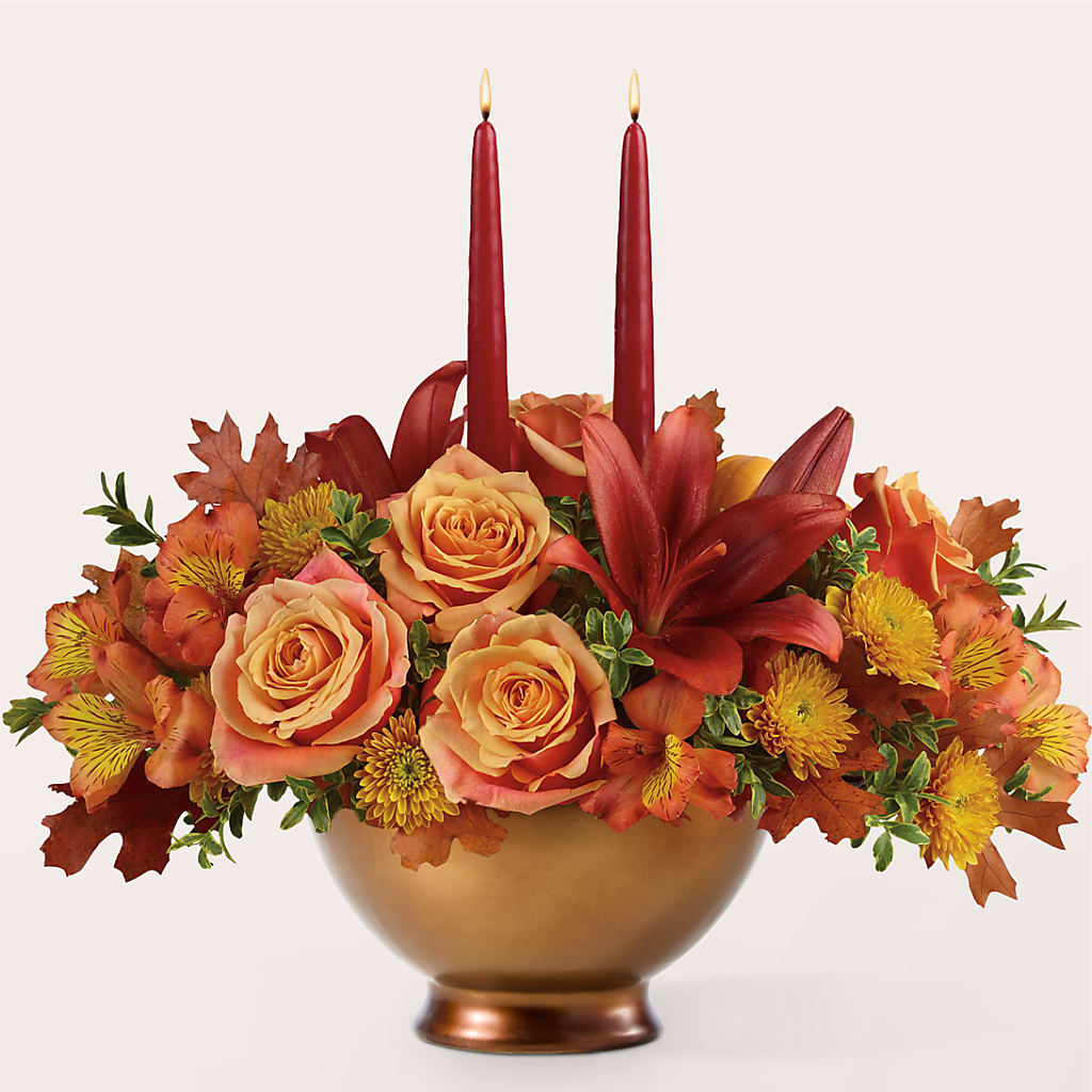Harvest Table Centerpiece –  Gainesville Floral Exchange, Gainesville FL