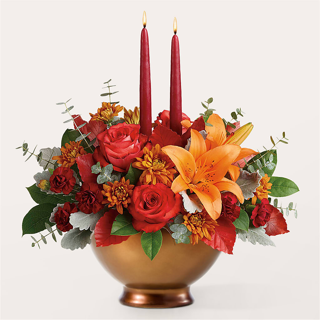 Fruits of Fall Centerpiece –  Gainesville Floral Exchange, Gainesville FL
