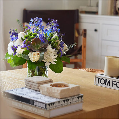 Cerulean Waves Bouquet –  Gainesville Floral Exchange, Gainesville FL