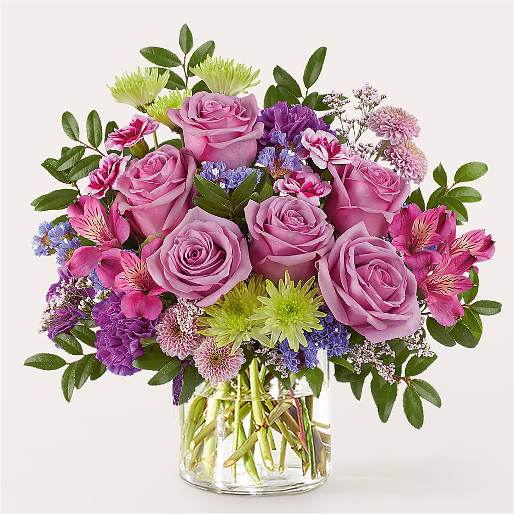 Glass Half Full Bouquet –  Gainesville Floral Exchange, Gainesville FL