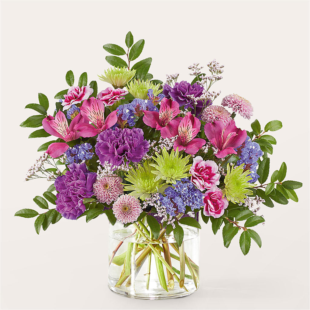 Glass Half Full Bouquet –  Gainesville Floral Exchange, Gainesville FL