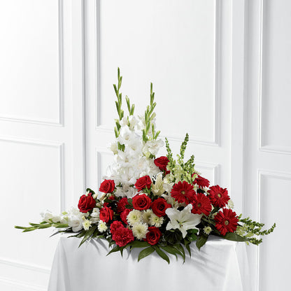 Crimson & White Arrangement –  Gainesville Floral Exchange, Gainesville FL