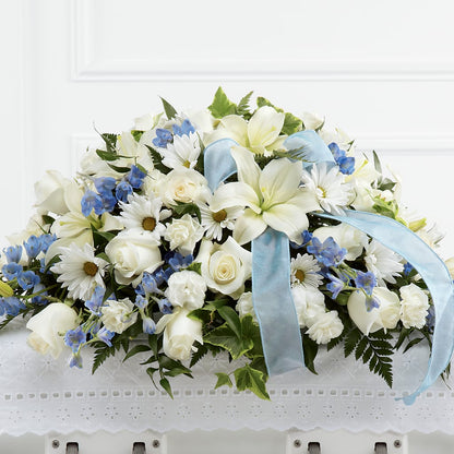 Tender Treasure Casket Spray –  Gainesville Floral Exchange, Gainesville FL
